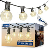 VIPAR G40 Outdoor String Lights - 60ft Waterproof
