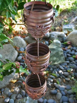 Nutshell Stores Honeybee & Hive Copper Rain Chain - Copper - 10 Feet