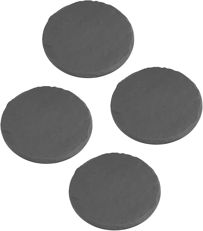 Zerodis Round Decorative Polypropylene Stepping Stones with Ground Stakes Outdoor Pathway Stones Stable Installation Decorative Landscaping Stepping Stones (Round)