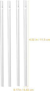 12Pcs Wind Chime Tubes Accessories for DIY Crafts Aluminum Wind Chime Replacement Parts for Garden Courtyard Hanging Decoration 4.52 Inch Metal Tubes for Outdoor Windchimes