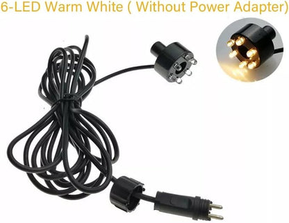 Wholesale Fountain Submersible LED Light Fountain Ring (6-LED no AC Plug) for Garden, Square, Yard (Warm White,4)