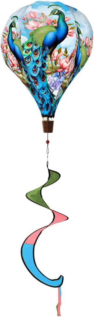 Briarwood Lane Fancy Peacock Hot Air Balloon Spinner