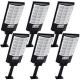 Bootee Solar Street Lights Outdoor-Motion Sensor Security Lights 6 Pack
