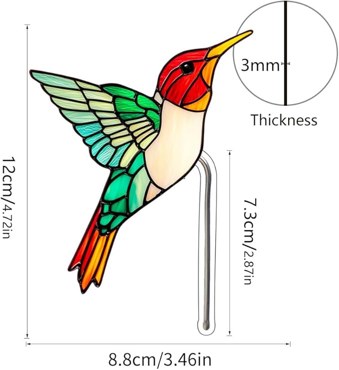 Hummingbird Gifts for Women Mom Grandma, Hanging Planter for Indoor Outdoor Garden, Bird Lover Plant Decor, Mothers Day Birthday Gifts from Daughter Son16