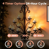 Rechargeable LED Tea Lights - 12 Pack with Remote Timer