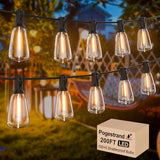 200FT ST38 Outdoor String Lights - 100 Shatterproof Bulbs
