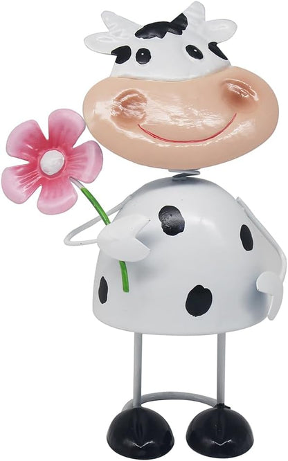 Lesser & Pavey Bright Eyes Cow by Bright Eyes Home Decor Figurines & Ornaments for Home & Office | Decorative Accessories Statues for Indoor & Outdoor | Lovely Gifts for Women & Men