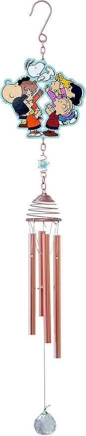 Spoontiques Peanuts Wind Chime - Outdoor Garden Décor - Decorative Chimes for Yard, Garden, Backyard and Patio Decoration