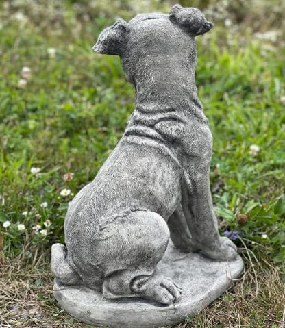Jack Russell Terrier Statue Life Size Dog Sculpture Jack Russell Figurine Dog Garden Statue