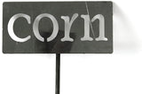 Classic Metal Garden Markers 19 Inches Tall (corn, Raw, Unfinished Steel (will rust with time))
