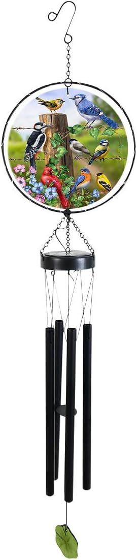 Briarwood Lane Country Birds Illuminated Wind Chime