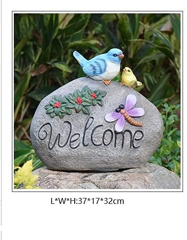 Garden Ornaments Outdoor Animal Sculpture Garden Ornament Decoration Garden Simulation Resin Ornaments Courtyard Villa Figurines Creative Home Decoration Garden Ornaments