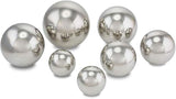 10 inch Diameter Gazing Ball,Silver Stainless Steel Polished Reflective Smooth Garden Sphere Globe Mirror,Colorful and Shiny Addition to Any Garden or Home