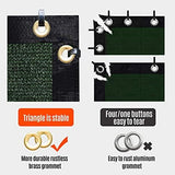 180GSM 6ft x 50ft Fence Privacy Screen Heavy Duty Fence Cover Garden Wall Backyard Dark Green