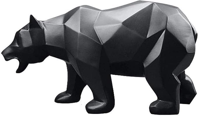 Garden Ornaments Decor Statue Outdoor,Abstract Unique Statue Sculpture Creative Outdoor Garden Courtyard Statue Decoration Ornament,Modern Abstract Sculpture Bear Resin Statue Animal