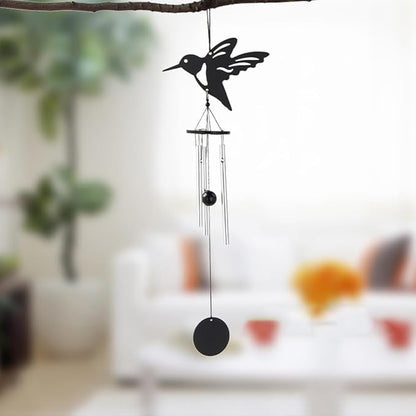 Humming Bird Wind Chime - Garden Wind Chime for Home, Outdoor Waterproof Windchime with Melodic Tones for Patio, Yard Decor, and as a Unique Housewarming Gift