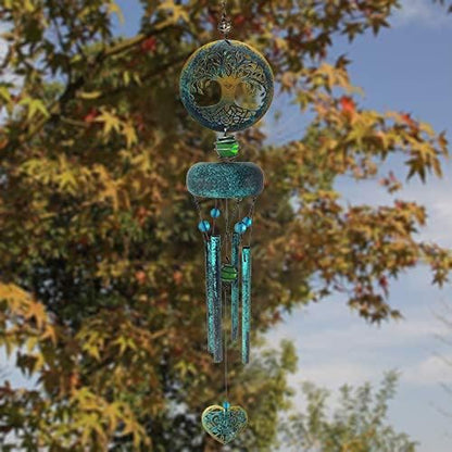 Tree of Life Wind Chimes for Outside, Memorial Gifts for Mom, Outdoor Clearance, Sympathy Gifts for Loss of Loved One, Garden Decor