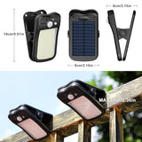 Tryme Solar Clip-On Light with Motion Sensor, 2-Pack