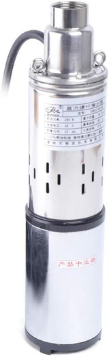 Deep Well Submersible Pump DC 48V 280W Electric Solar Powered Water Pump, 4.2 GPM Flow, 197ft Lift, Farm Ranch Irrigation Submersible Bore Hole Deep Well Pump