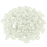 4.8Lbs 1100pcs Glow in The Dark Stones Garden Pebbles Rocks Indoor Outdoor Decor Luminous Stone for Walkways Driveway Yard Grass (White in Daytime, Blue in Night)