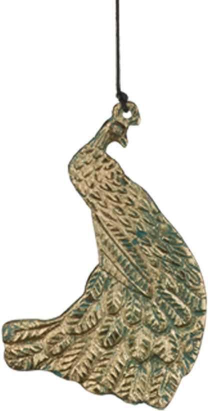 Regal Art & Gift Wind Bell Chimes - Outdoor Decorative Metal Hanging Chime - Relaxing Sound for Yard, Patio, Porch or Garden - Peacock