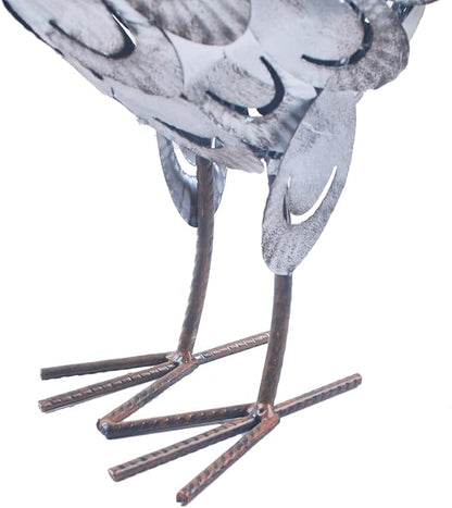 Rooster Statue Chicken Animal Sculpture Garden Decoration Metal Yard Art for Patio Lawn Backyard Outdoor Decoration