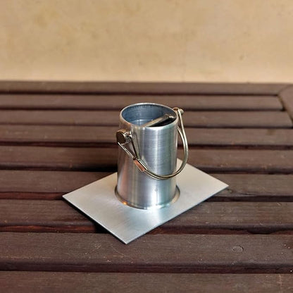Nutshell Stores Naoki Cups Rain Chain - Aluminum - 10 Feet