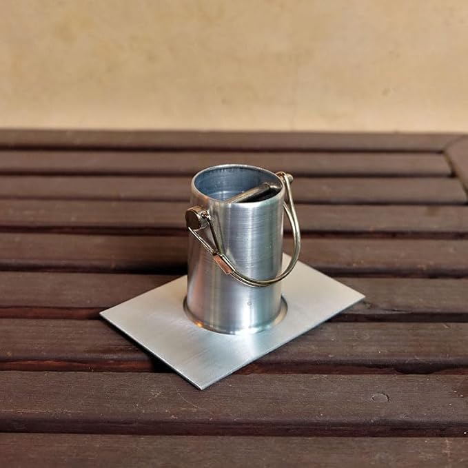 Nutshell Stores Bell Cups Rain Chain - Aluminum - 8 Feet