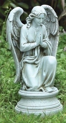 Joseph's Studio by Roman 17.75" H Praying Angel Garden Statue, Religious Outdoor Decor