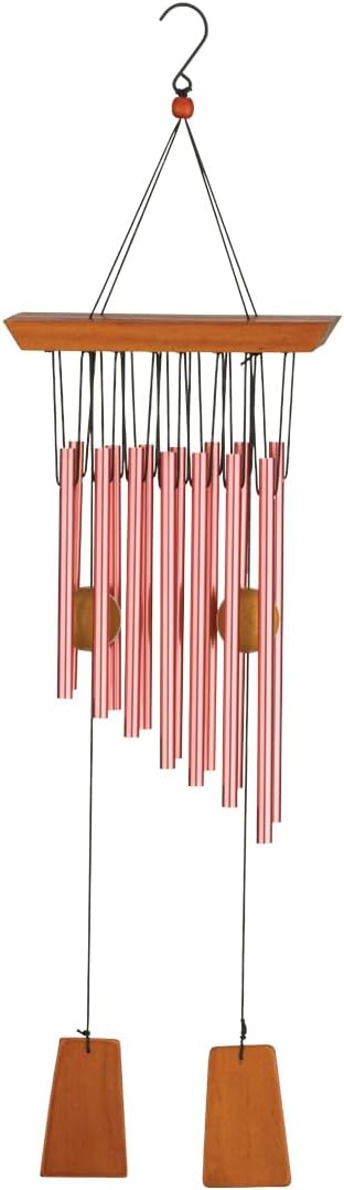 Regal Art & Gift Garden Kyoto Wind Chimes - Outdoor Decorative Metal Hanging Chime - Relaxing Sound for Yard, Patio, Porch or Garden - Rectangle