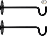 10 Inch 2 Pack Plant Hangers Outdoor or Indoor Plant Hooks Hanging Plant Bracket for Home Decor Bird Feeders