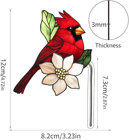 Cardinal Gifts for Women, Mom Grandma, Bird Lover Gifts, Hanging Plant Planter Indoor Outdoor, Spring Garden Decor, Cardinal Home Outdoor Decoration(10)