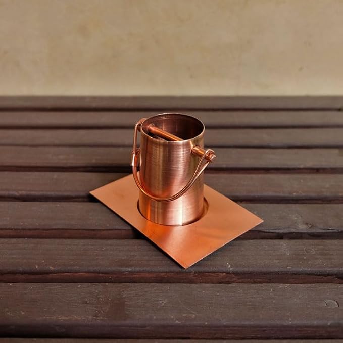 Nutshell Stores Bell Cups Rain Chain - Copper - 13 Feet