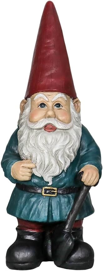 SKYFIRE 34.4” H Outdoor Garden Statues - Concrete Yard Decorations Statues with Santa Claus Design for Home Decor, Christmas Lawn Ornament for Garden, Yard, Park Xmas Party - Christmas Garden Gifts