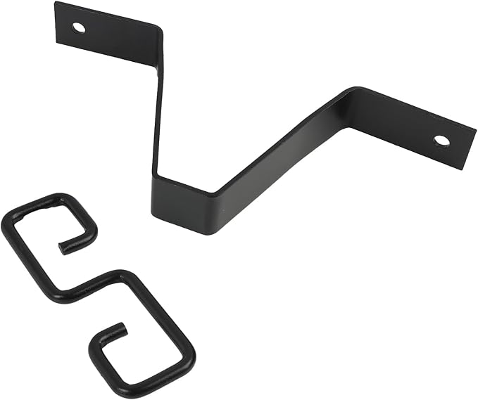 Rain Chain Gutters Adapter Clip, V Shaped Hook Hanger for Rain Chimes Downspout in Gardens, Patios, Roof Drainage, Balcony Water Features & Japanese-Style Landscaping