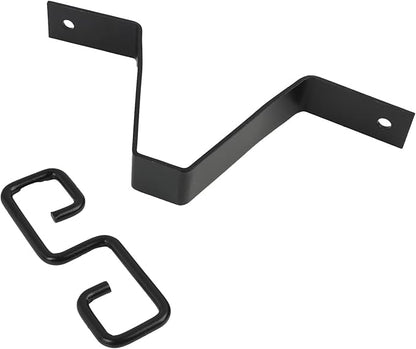 Rain Chain Gutters Adapter Clip, V Shaped Hook Hanger for Rain Chimes Downspout in Gardens, Patios, Roof Drainage, Balcony Water Features & Japanese-Style Landscaping