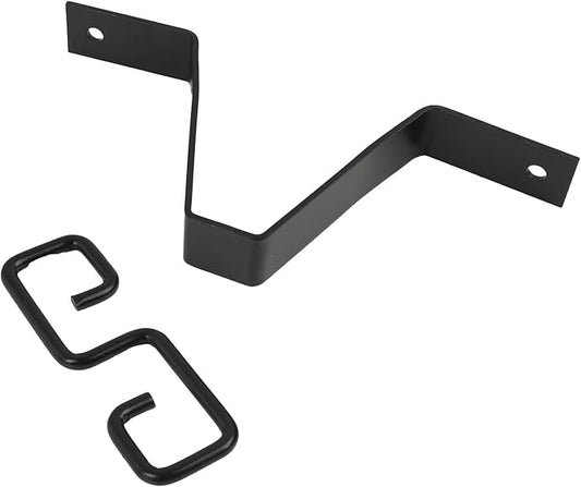 Rain Chain Gutters Adapter Clip, V Shaped Hook Hanger for Rain Chimes Downspout in Gardens, Patios, Roof Drainage, Balcony Water Features & Japanese-Style Landscaping