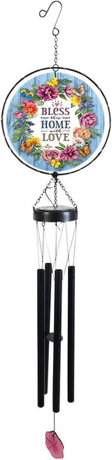 Briarwood Lane Bless This Home with Love Illuminated Wind Chime