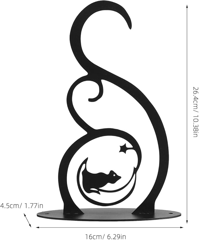 DOITOOL Wall Mount Plant Hanger Iron Hanging Plant Bracket Metal Flower Plant Hanger Wrought Iron Planter Hooks for Hanging Bird Feeders Lanterns Wind Chimes Hanging Basket Brackets