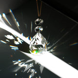 10pcs 63mm Teardrop Chandelier Crystals, Clear Crystal Chandelier Prisms Pendants Parts Beads, Hanging Decoration for Wedding Party
