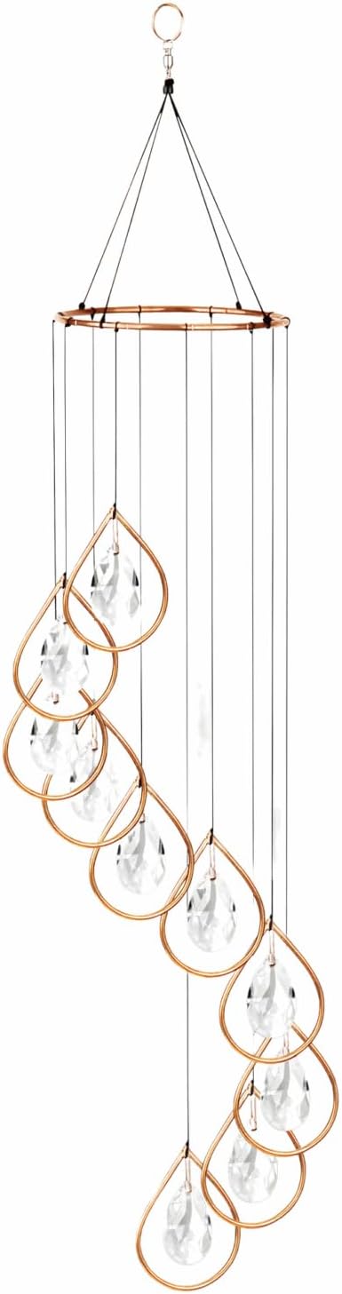 Red Carpet Studios 11027 Spiral Tunes Wind Chime, Copper