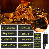 COSFLY Outdoor Christmas String Lights 209ft 600 LED - UL Certified