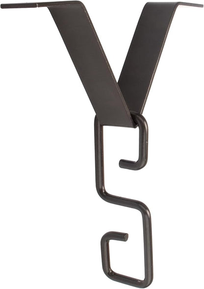 Rain Chain Clip for Gutter Adapter, Outside Hardware Rain Catcher System V Style Copper Rain Chimes Downspout Holder Connector Hook, Rain Chain Water Diverter Accessories