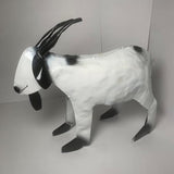 Decorative Rustic Metal Goat - Animal Metal Art, Home Metal Decor