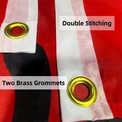 Greenland Flags, 5X8FT, Denmark Greenlander National Flag, Double Stitched with Brass Grommets, For Room Teen Cool Tapestry For Dorm Wall Decor For Porch, Indoor Outdoor Flags, Gifts (1PLY, 5X8)