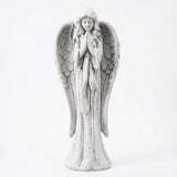 Praying Angel Statue 31.1 Inch Outdoor Garden Decor Magnesium Oxide Statues Religious Blessed Catholic Yard Patio Deck Home Hallway Entryway Sculpture
