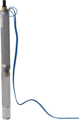 Deep Well Submersible Pump AC 110V 750W Electric Submersible Water Pump, 16 GPM Flow, 380ft Lift, Farm Ranch Irrigation Submersible Bore Hole Deep Well Pump 3420 RPM
