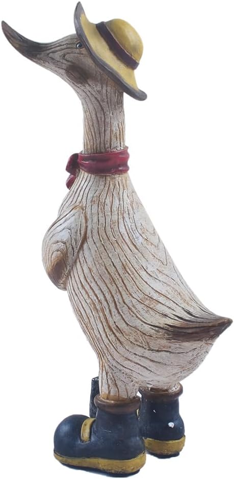 Garden Statues Duck, Funny Cartoon Duck Garden Statues Indoor Outdoor Decorations for Yard Home Garden Patio and Office
