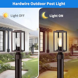Outdoor Post Lights - 2 Pack, Brown (No Sensor)