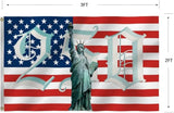 250th Birthday 250 Years 1776 2026 American Flag 2X3Ft, US Statue of Liberty, Double Side Printed Flags, Men Women Banner,Vibrant Colors, Double Stitched with 2 Brass Grommets, Bar Garden Street Decoration, GYM, Office Decor,Indoor Outdoor Use,Gifts. (...